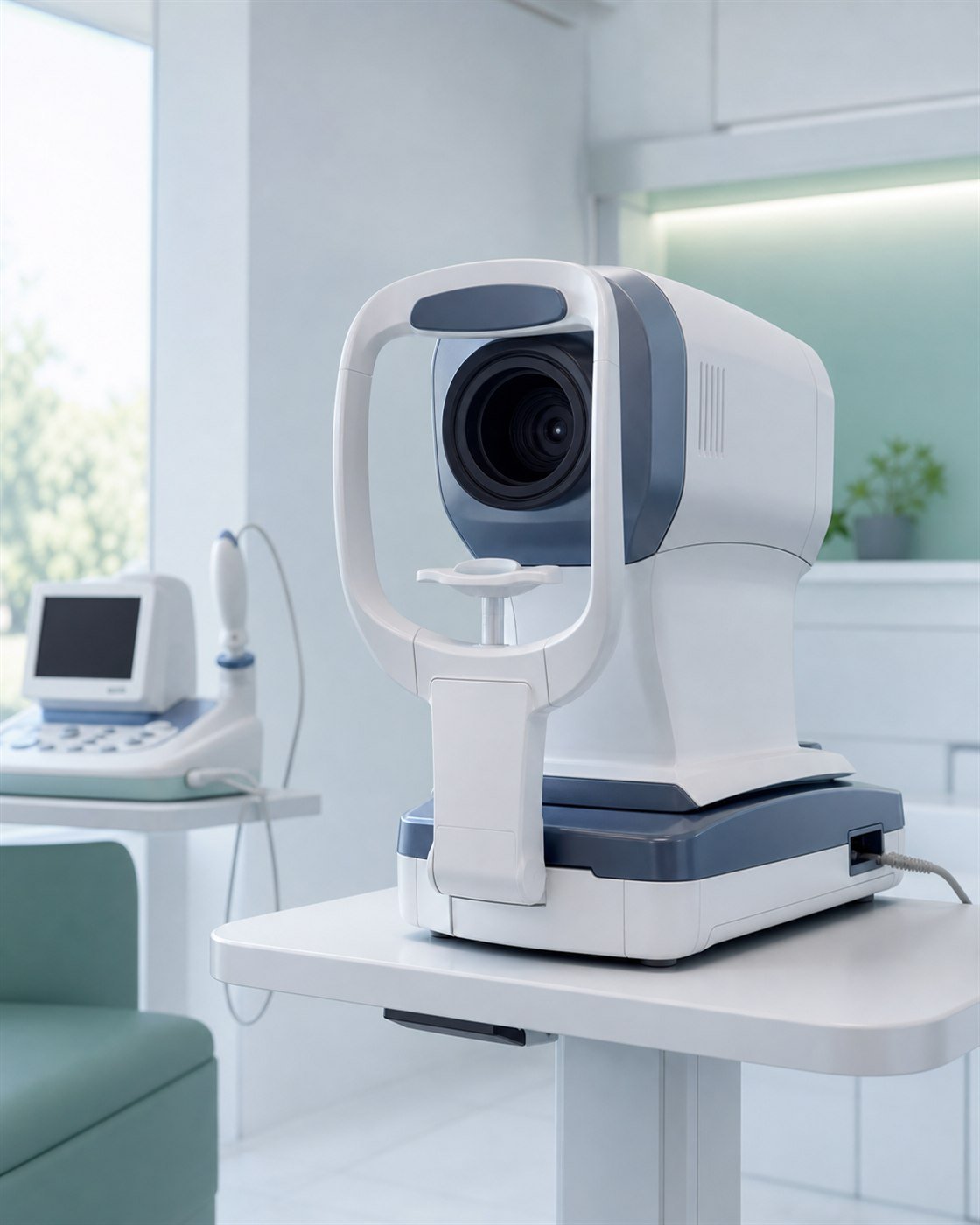 Imagem ilustrativa de equipamento para biometria ocular